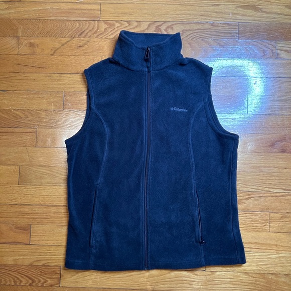 Columbia Charcoal Fleece Jacket - Picture 1 of 3